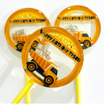 PRE-DESIGNED PERSONALISED LOLLIPOPS(Truck)